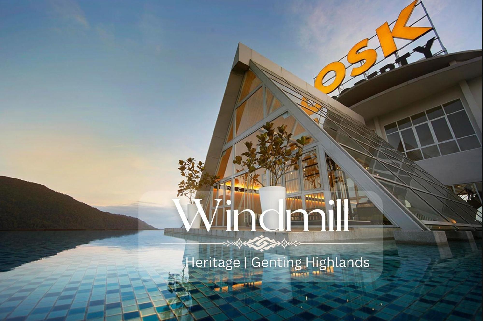 Windmill Upon Hills Luxurious Sky Villa 360 Sky Pool Heated Pool Mountainous Genting View Genting Highland By Heritage เก็นติงไฮแลนด์ ภายนอก รูปภาพ